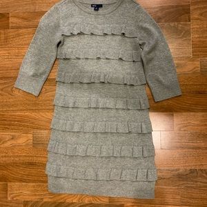 Sweater Ruffle Dress
